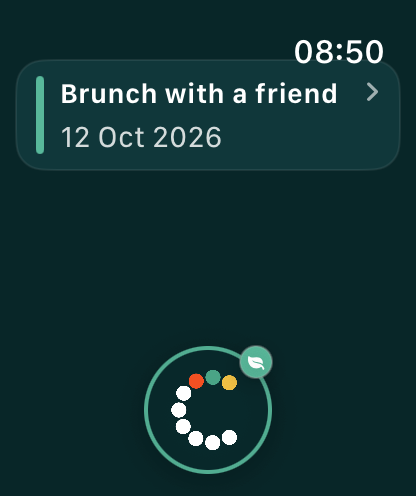 On your Apple Watch, too.